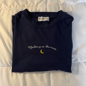 Short-Sleeve Embroidered Tee